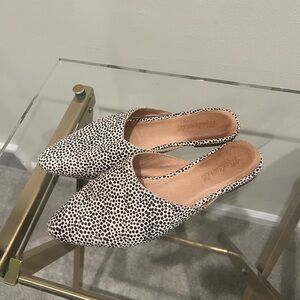 Madewell leopard Mules